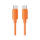 Kabel USAMS Kabel 60W 3A Silicone Fast Charging USB-C do USB-C pomarańcz